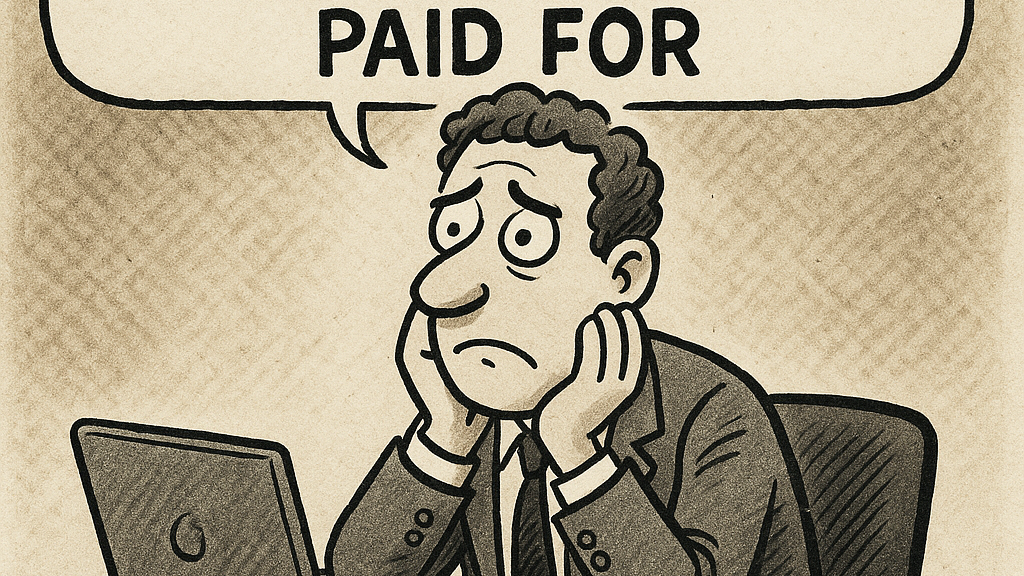 The Professional Regrets We Were Paid For
