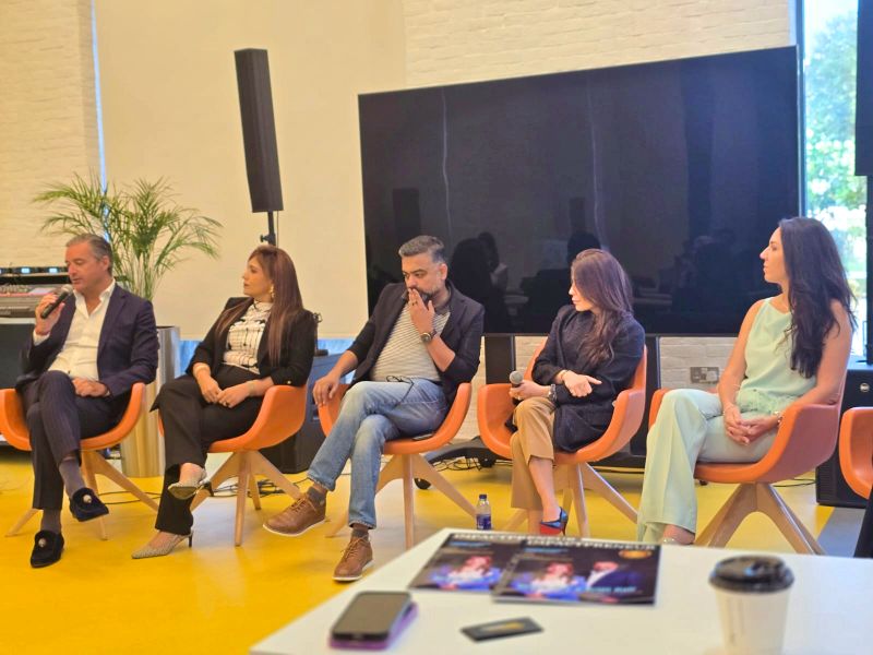 Panelist at the Impact Leadership Forum — sharing purpose-driven leadership stories with Hala Jaber, Debra Joy, Lluís Mas, Marina Stroganova and Arpana Sharma, hosted by Dia Thombre.