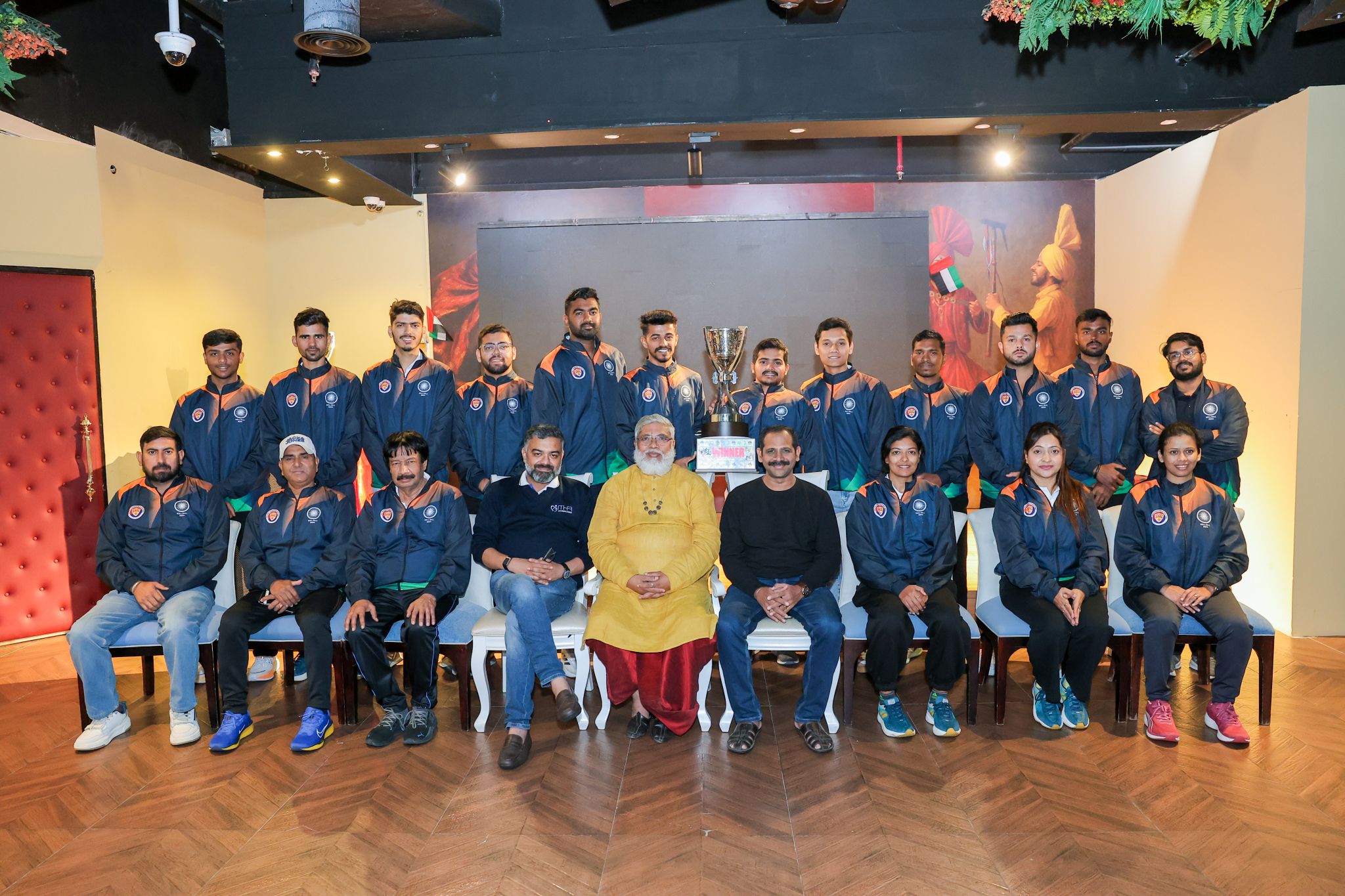 Proud to host the Indian National Rollball men's team who won the 7th World Cup against Kenya